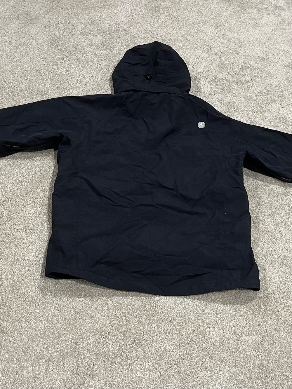 Marmot Men's Hooded Waterproof Jacket in Black - Picture 2 of 6